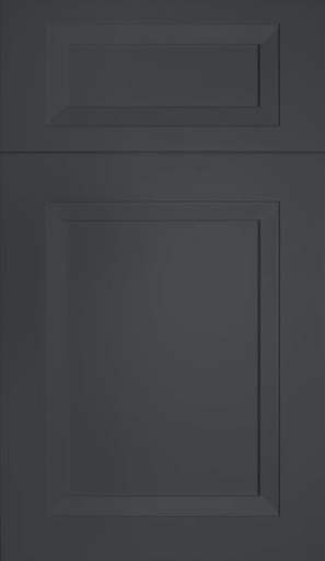 Estate Black Recessed Panel Cabinet Door