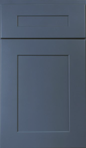 Shaker Navy Cabinet Door